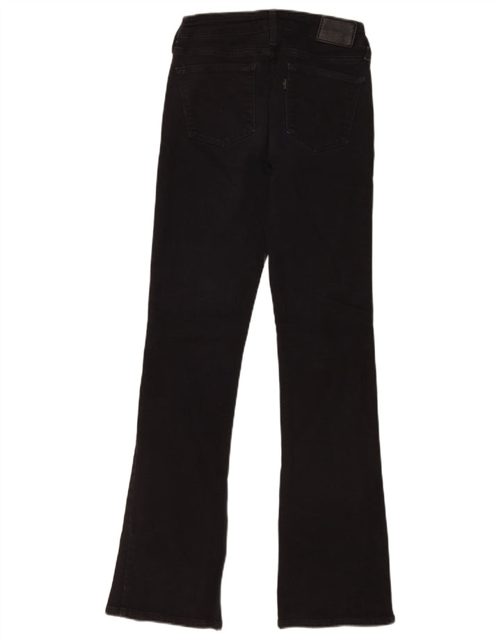 Calça jeans feminina Levi's 715 Bootcut W26 L32 algodão preto
