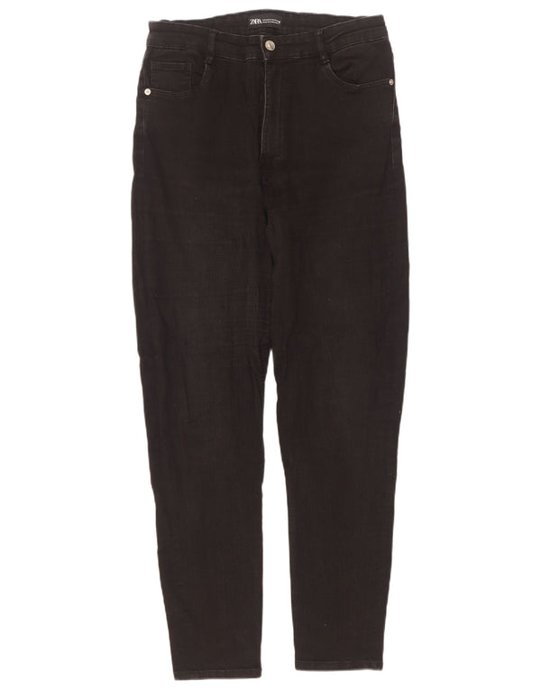 Calça jeans skinny feminina Zara EU 44 XL W34 L30 preta