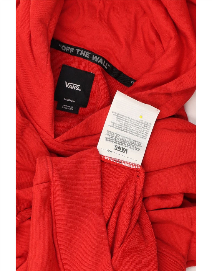 Vans Meninos Graphic Hoodie Jumper 10-11 Anos Médio Algodão Vermelho