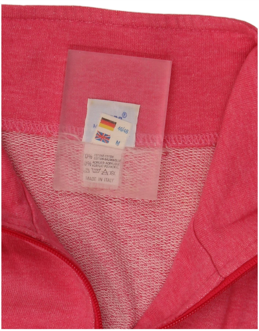 Arena masculino gráfico completo agasalho médio rosa algodão colorblock
