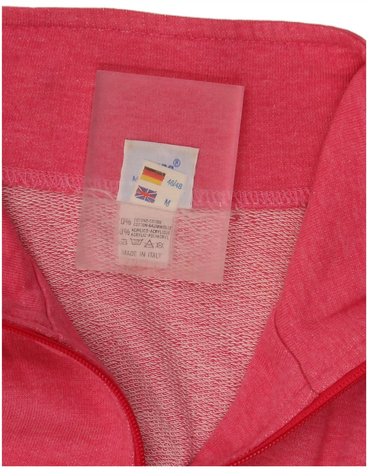Arena masculino gráfico completo agasalho médio rosa algodão colorblock