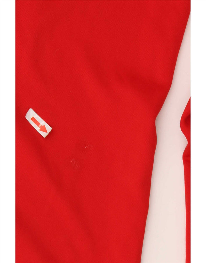 Calças de treino Adidas Meninos 13-14 Anos Vermelho Colorblock Poliéster