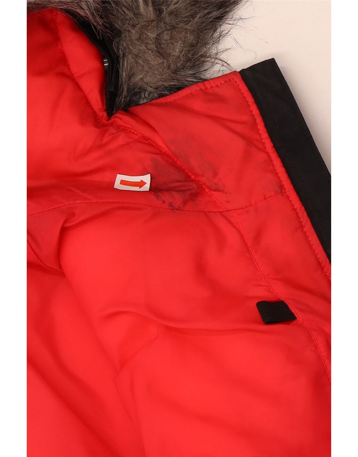 Columbia Jaqueta feminina acolchoada com capuz UK 18 XL poliéster preto