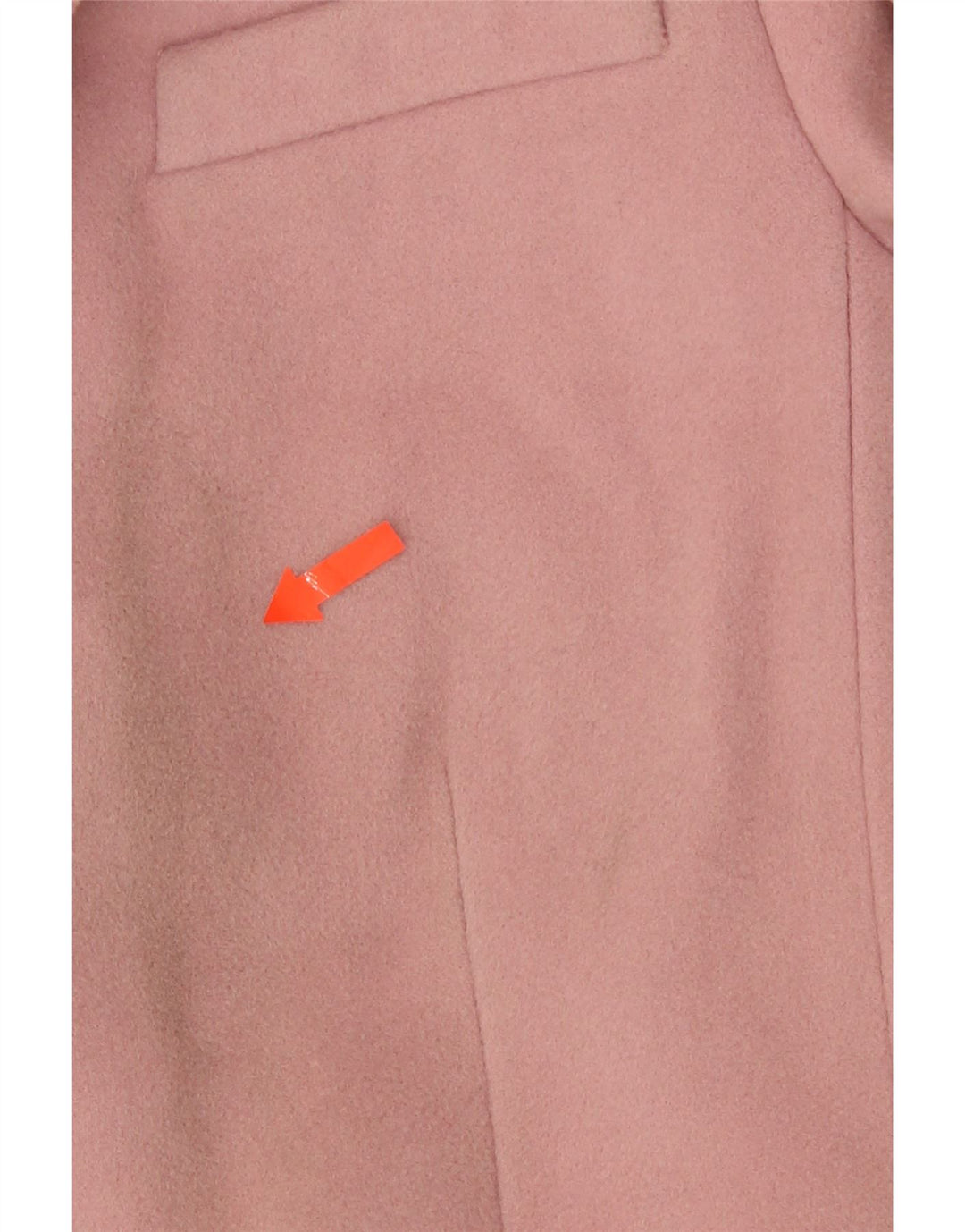 Sobretudo feminino Zara UK 12 lã rosa médio