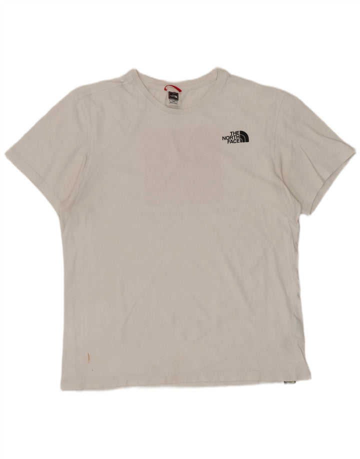 Camiseta gráfica masculina THE NORTH FACE Top médio algodão branco