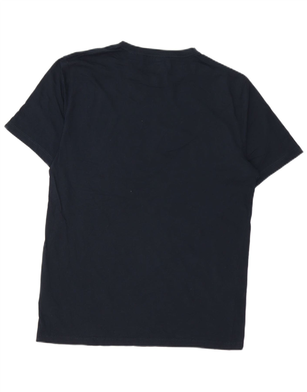 Camiseta masculina Reiss Top grande algodão azul marinho