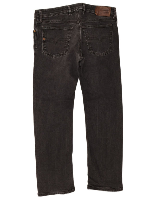 Diesel Masculino Waykee Regular Straight Jeans W32 L30 Algodão Cinza