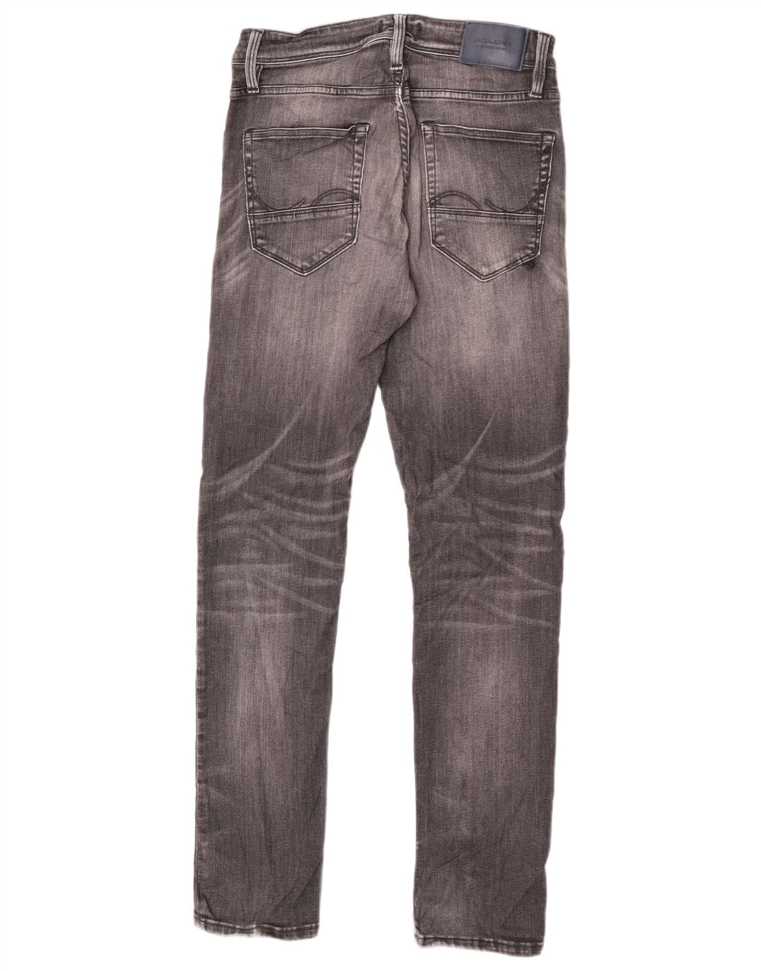 Jack & Jones Masculino GLENN Slim Jeans W30 L32 Algodão Cinza