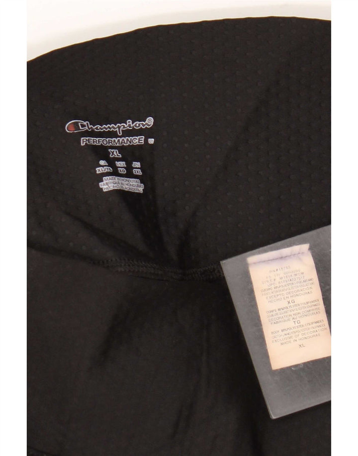 Leggings Femininas Champion UK 18 XL Preto Colorblock Poliéster