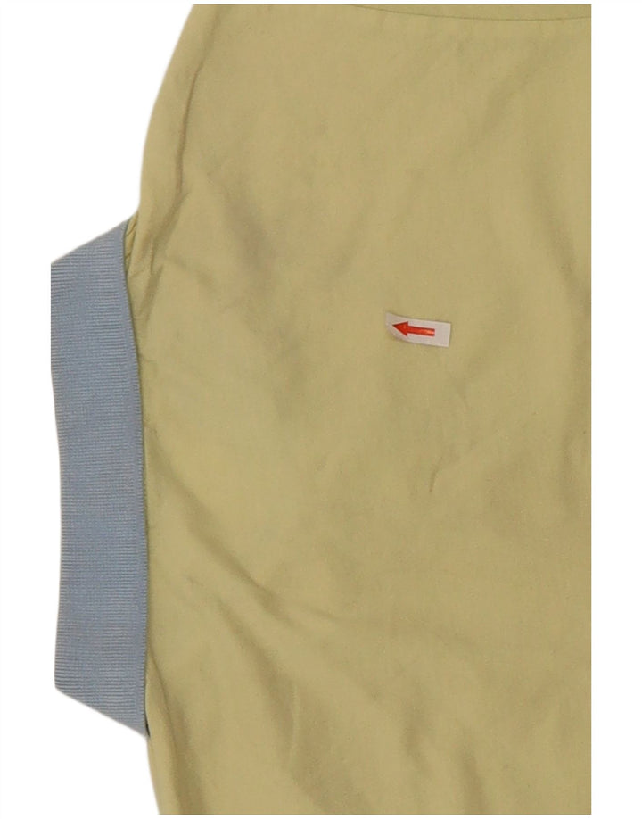 Camisa polo masculina Ellesse grande algodão colorblock amarelo
