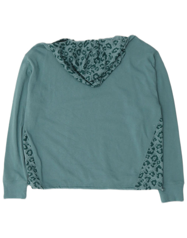 Jumper feminino com capuz gráfico Champion UK 16 grande estampa animal azul