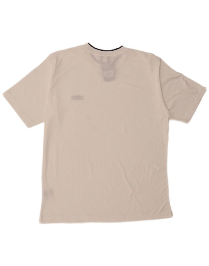 Umbro Camiseta Masculina Top Grande Poliéster Branco