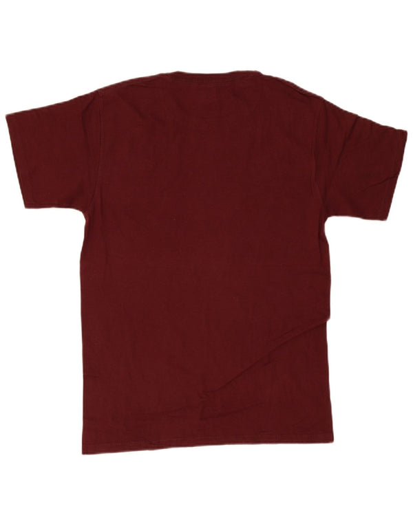 Camiseta masculina Champion pequena Borgonha