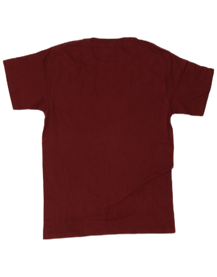 Camiseta masculina Champion pequena Borgonha