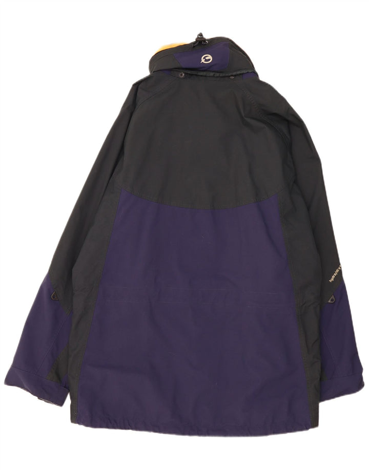 Jaqueta de chuva masculina Sprayway UK 40 grande poliamida colorblock roxa
