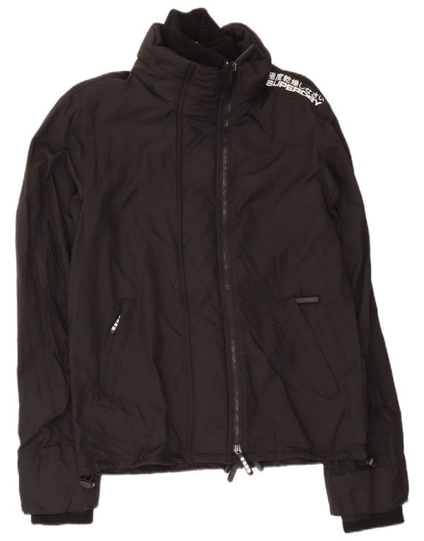 Jaqueta corta-vento masculina Superdry Graphic UK 38 médio preto nylon