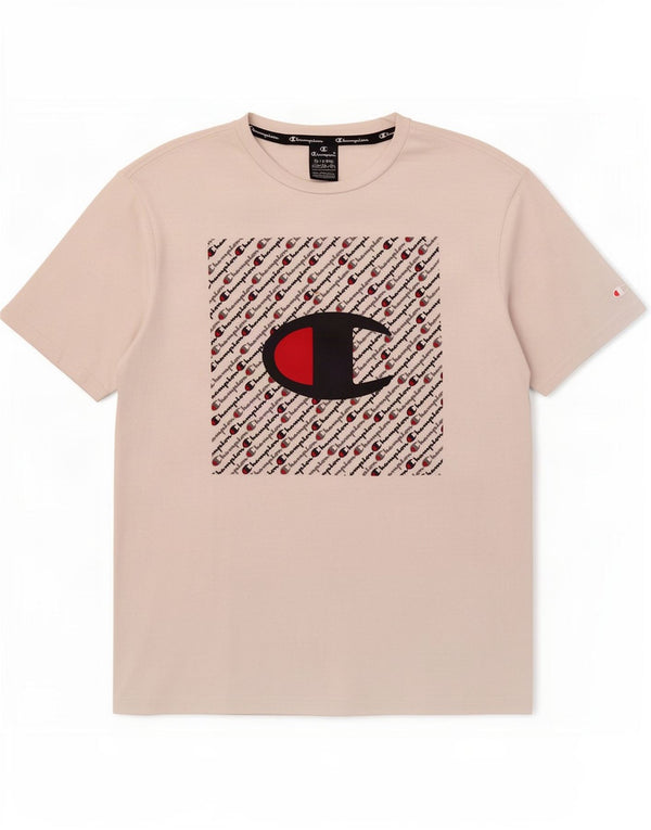Camiseta masculina gráfica Champion 2XL algodão branco