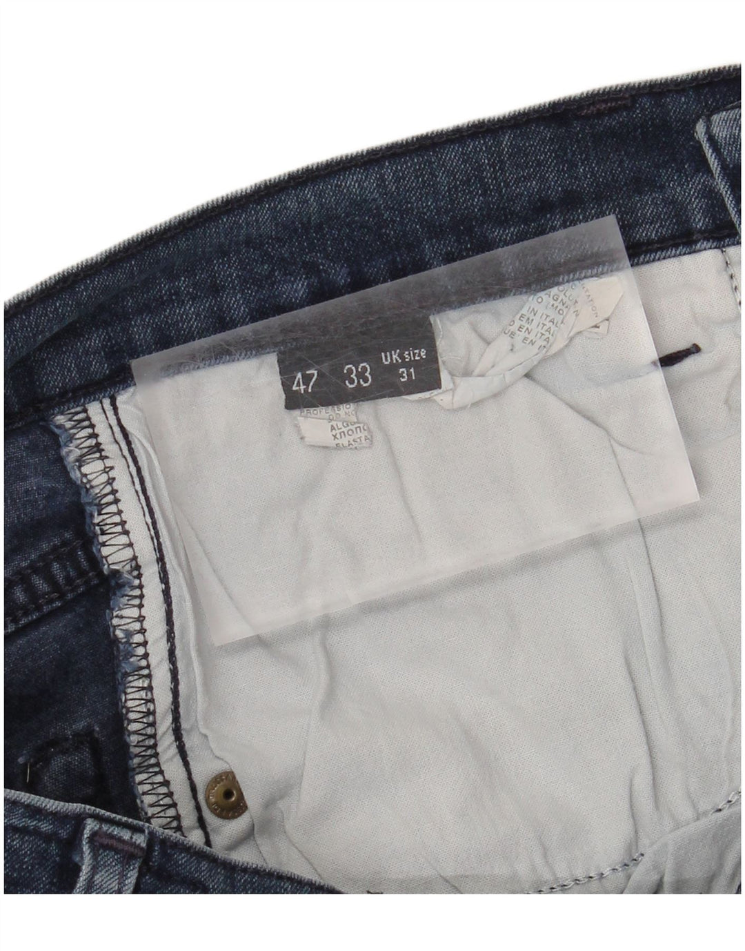 Jeans retos masculinos TRUSSARDI W31 L27 azul