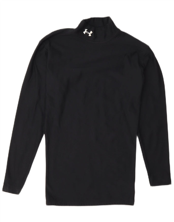 Under Armour Masculino Cold Gear Top Manga Longa Pequeno Azul Marinho Nylon