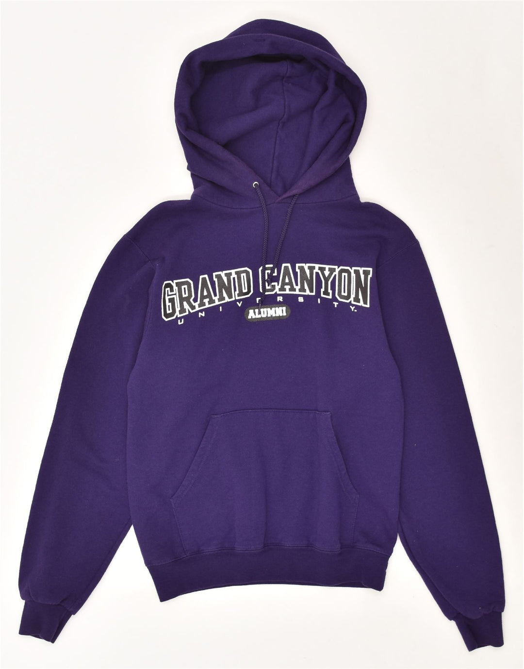CHAMPION Mens Graphic Hoodie Jumper XS Purple Cotton Vintage Champion and Second-Hand Champion from Messina Hembry 