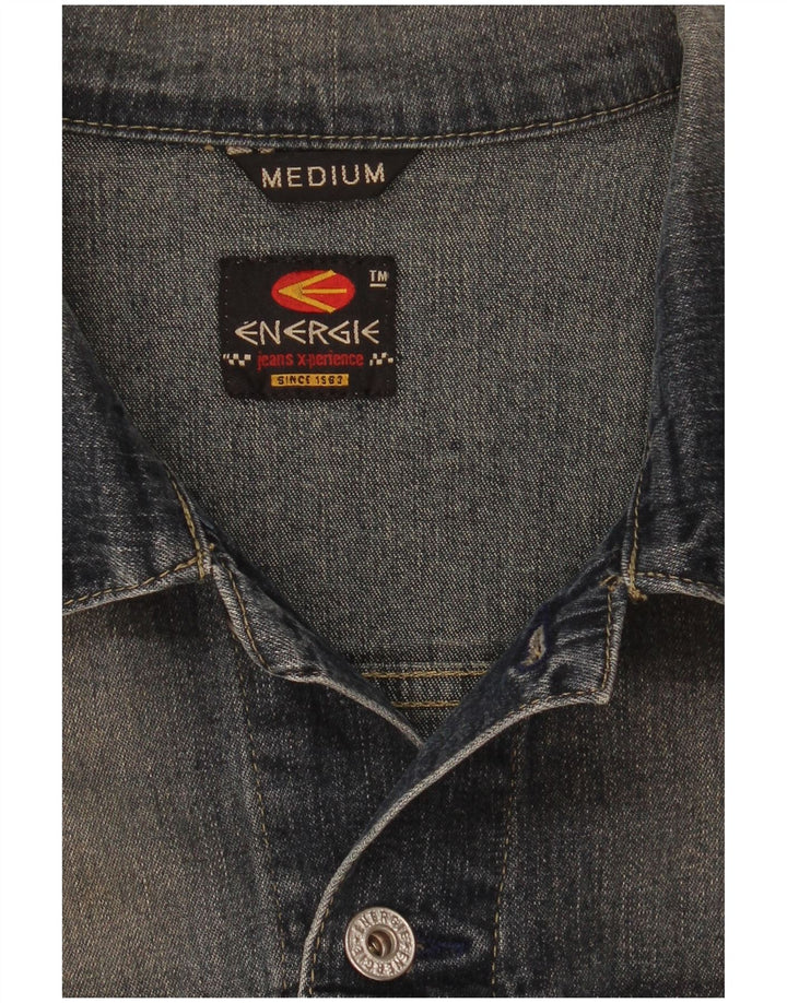 Jaqueta jeans feminina Energie UK 14 algodão azul médio