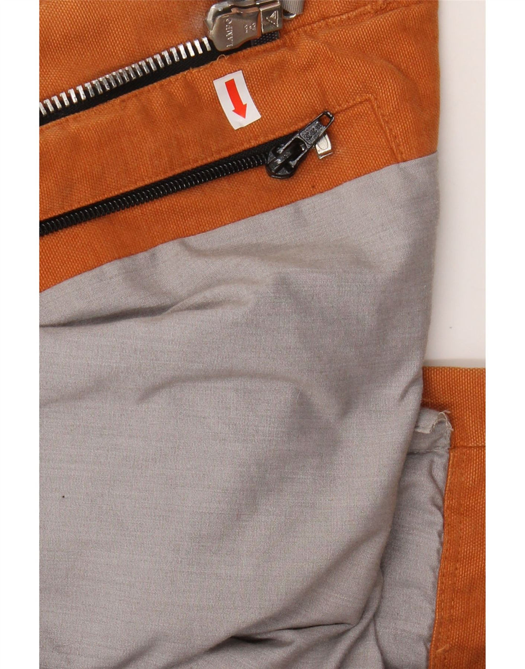 BREMA Mens Utility Jacket IT 54 2XL Orange Polyamide