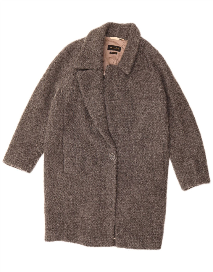 Sobretudo oversized feminino Massimo Dutti UK 10 pequeno cinza