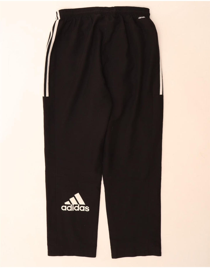 Calça de treino masculina Adidas Climalite Graphic grande poliéster preto