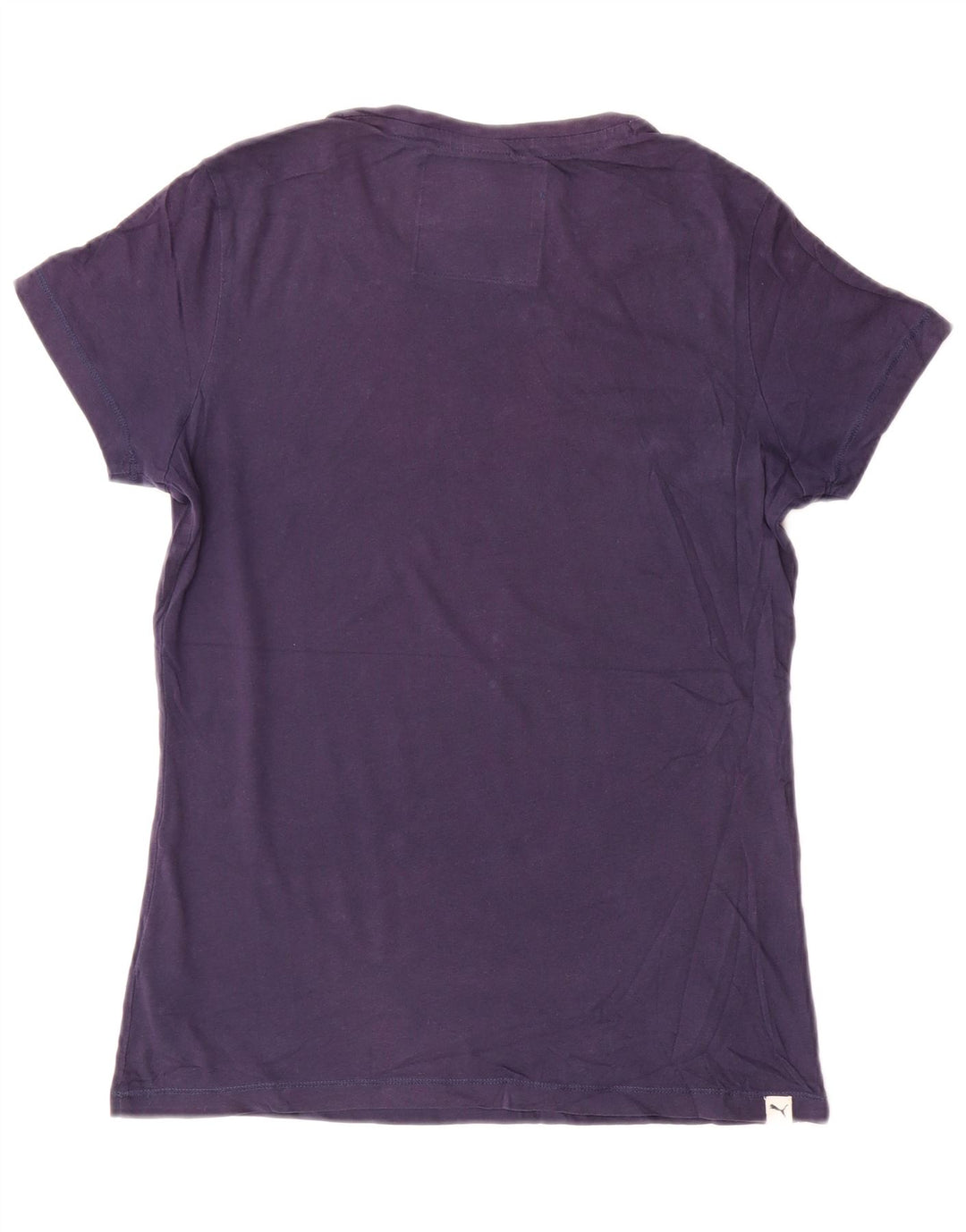 Camiseta feminina Puma Graphic UK 12 médio algodão azul marinho