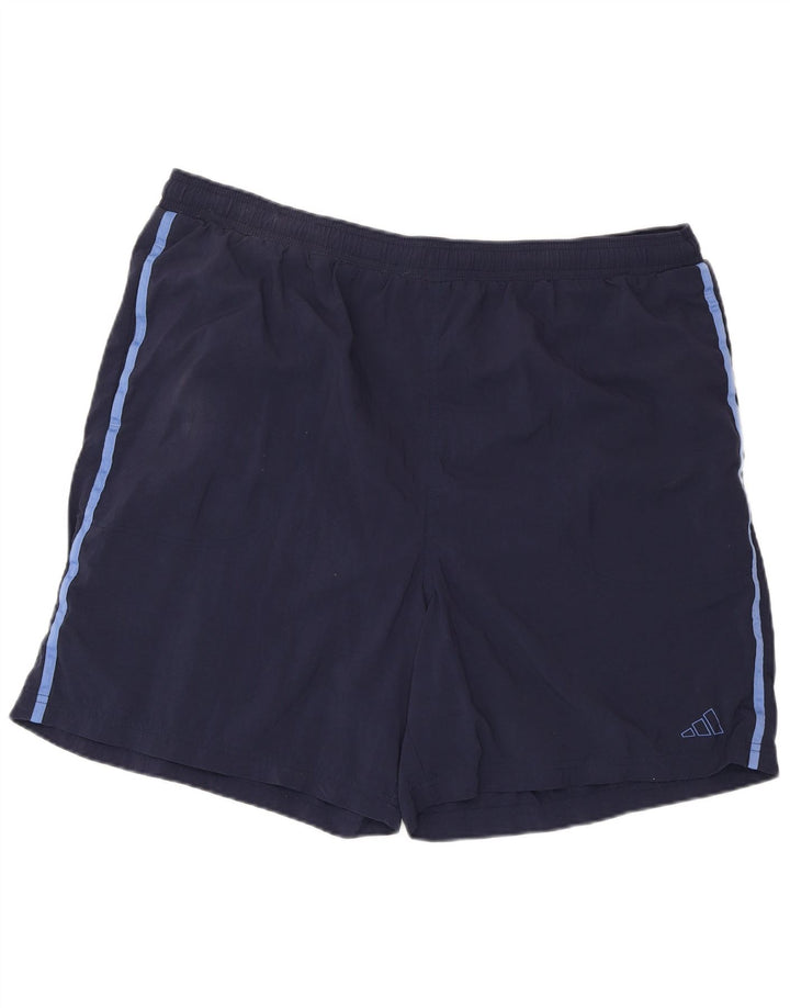 Shorts esportivos masculinos ADIDAS 2XL azul marinho poliéster