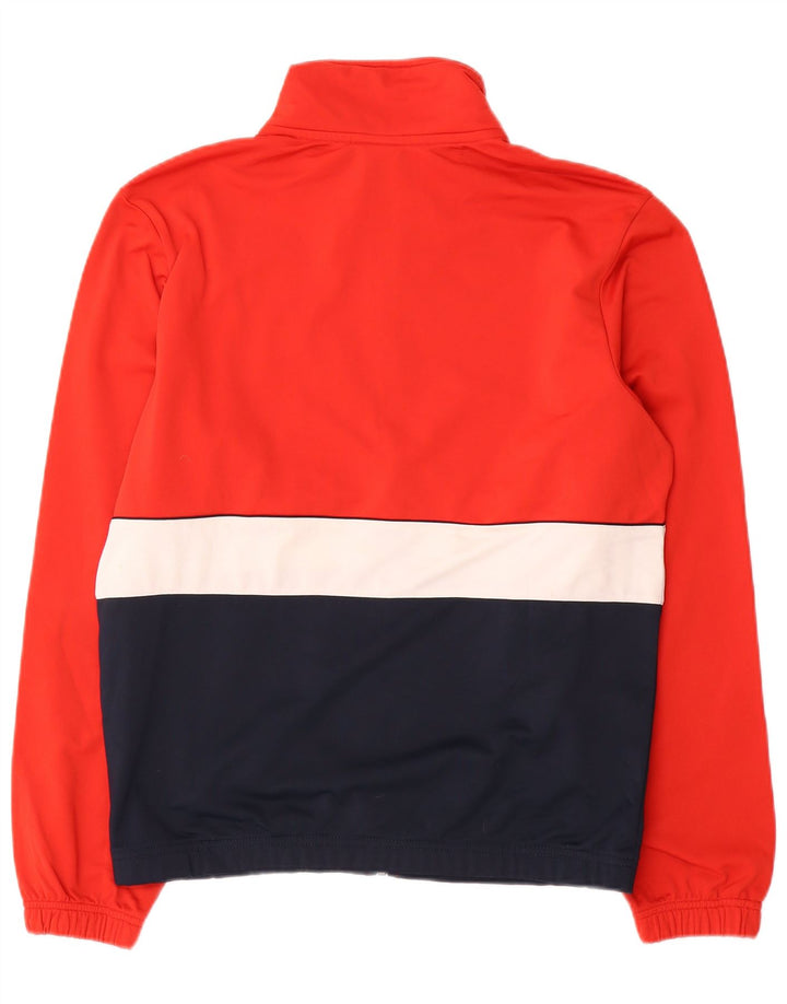 Nike Mens Tracksuit Top Jacket Médio Vermelho Colorblock Poliéster