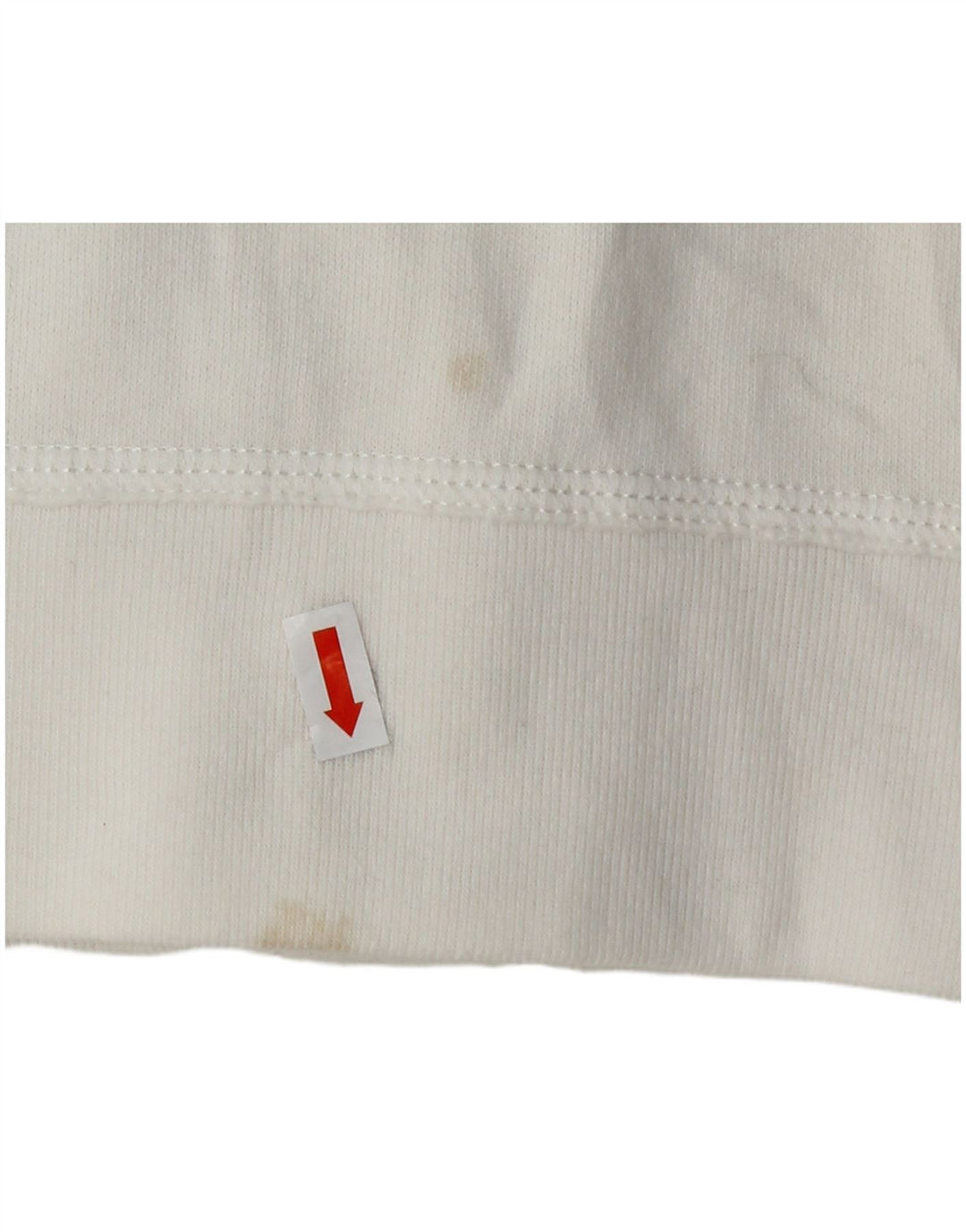 Jaqueta feminina HOLLISTER com agasalho gráfico UK 14 grande algodão branco