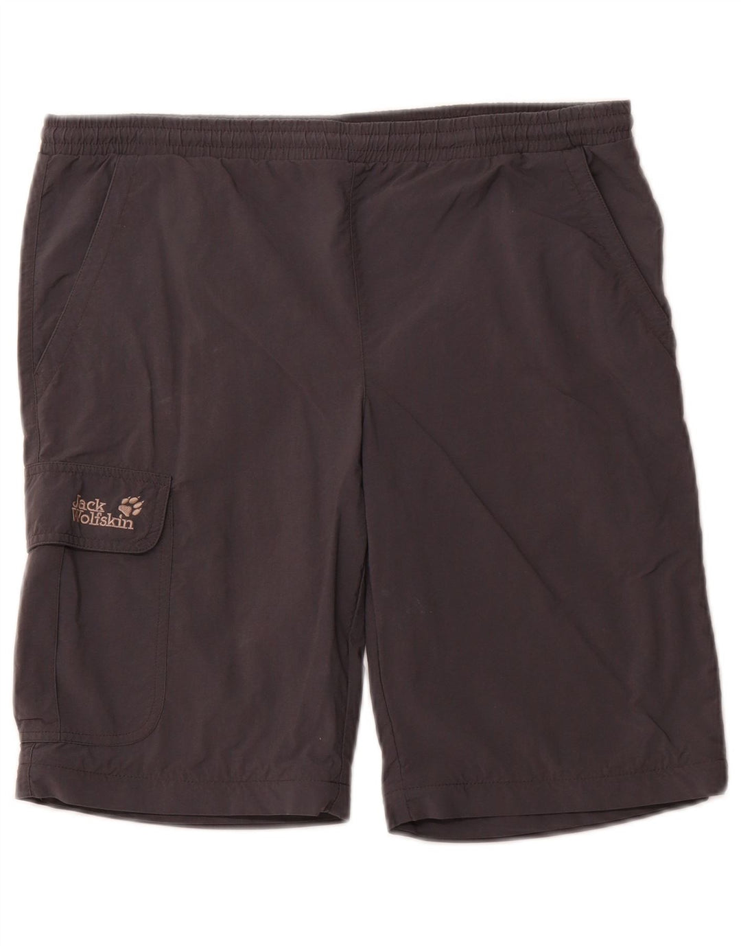 Shorts esportivos JACK WOLFSKIN para meninos 15-16 anos cinza poliamida