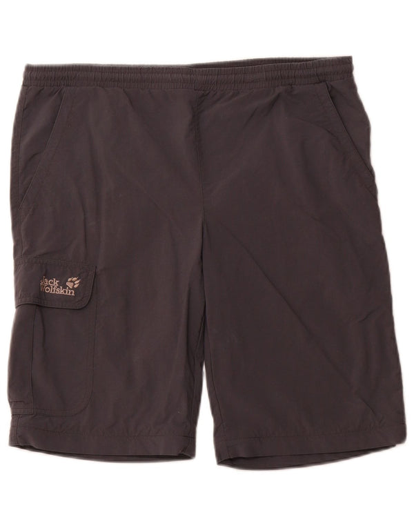 Shorts esportivos JACK WOLFSKIN para meninos 15-16 anos cinza poliamida