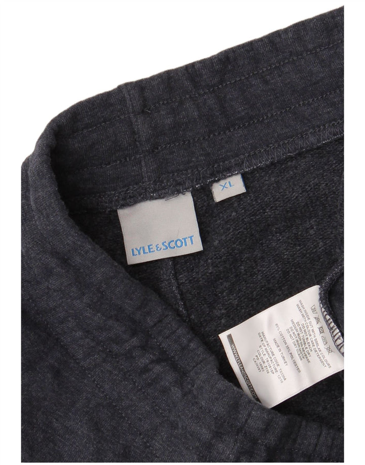 Calça de treino masculina Lyle & Scott Joggers XL azul marinho algodão