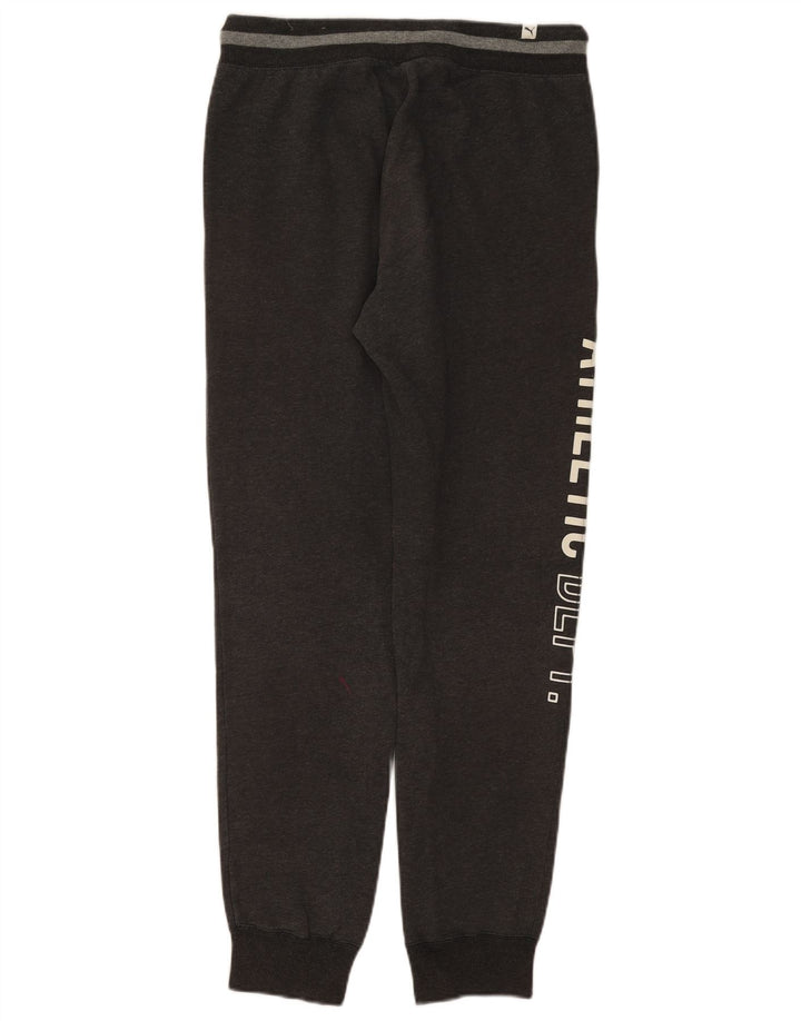 Calça de treino masculina PUMA Graphic Joggers algodão cinza médio