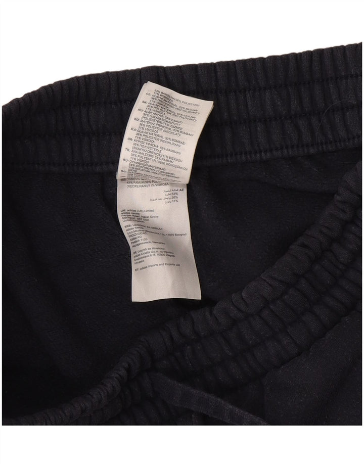 Adidas Mens Treino Calças Joggers Médio Azul Marinho Algodão