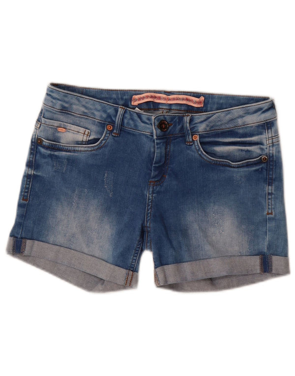 Shorts jeans feminino O'Neill W30 algodão azul médio