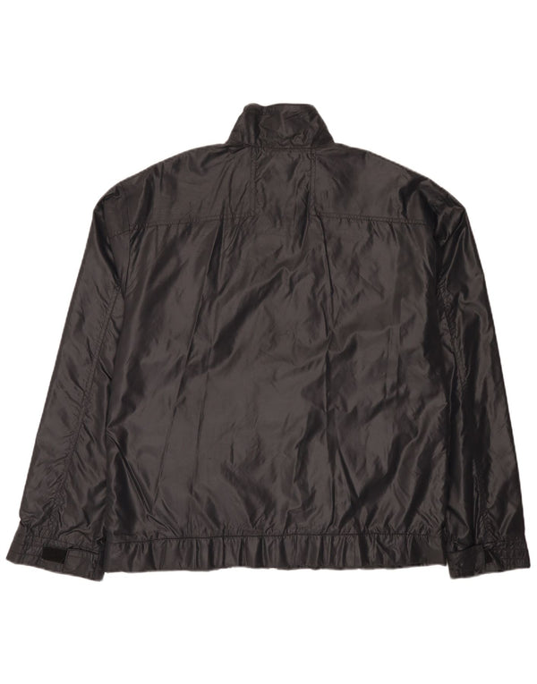Nike Mens Treino Top Jaqueta Grande Nylon Preto