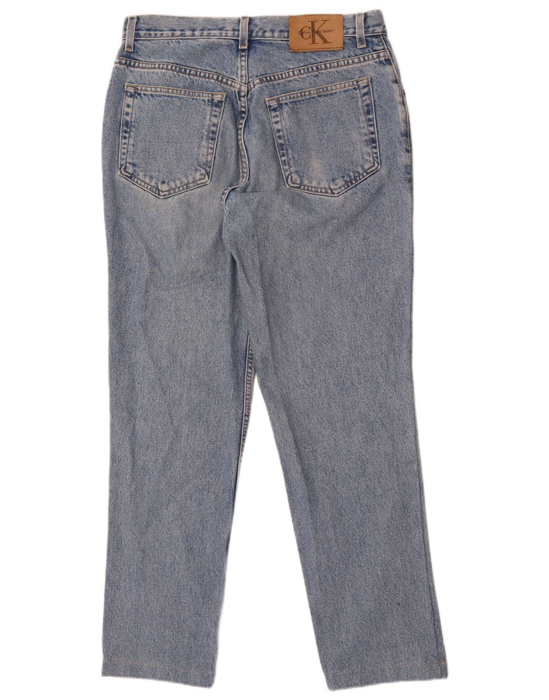 Calvin Klein Masculino Slim Jeans W32 L28 Azul Algodão