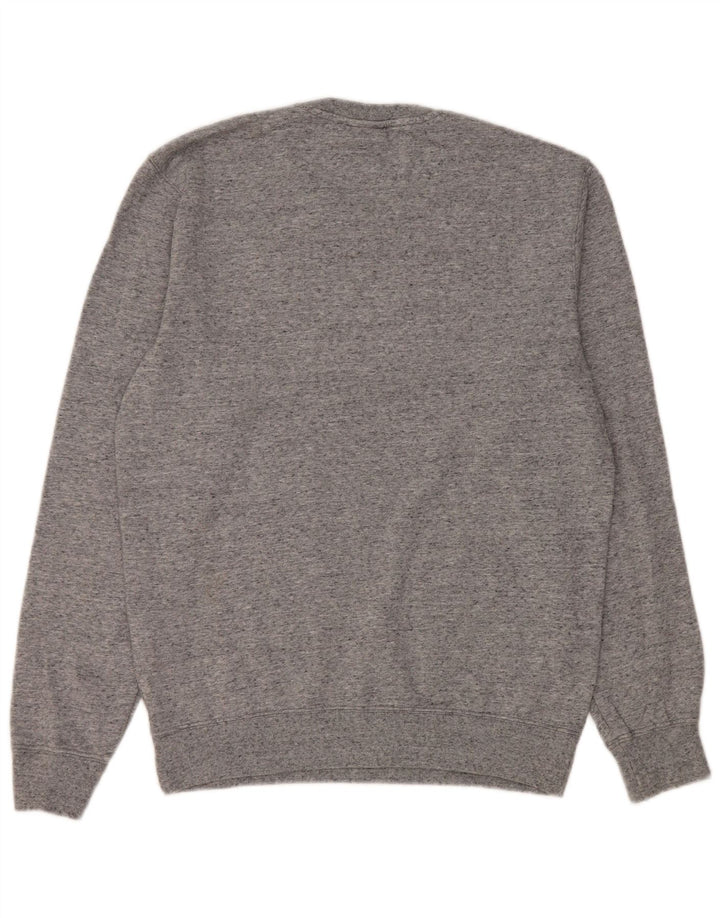 Champion moletom masculino gráfico jumper pequeno algodão manchado cinza
