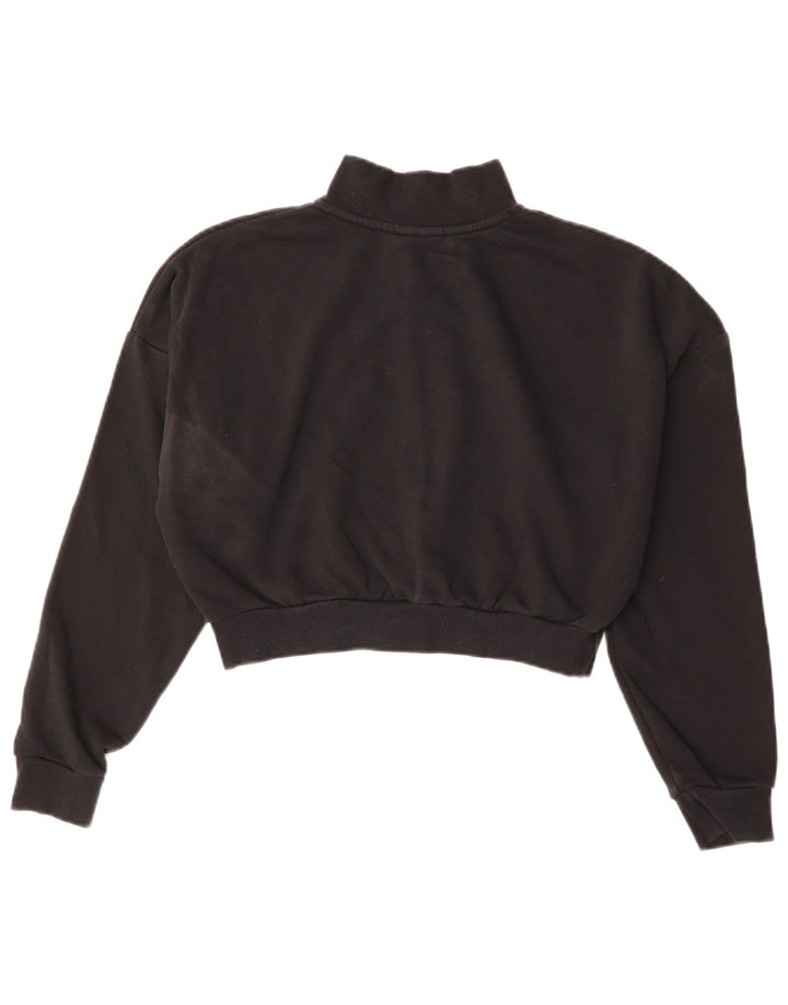 Moletom Nike feminino oversized com zíper e gola alta UK 10 pequeno preto