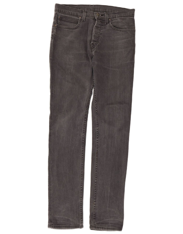 LEE Masculino Jegger Straight Jeans W30 L32 Algodão Cinza