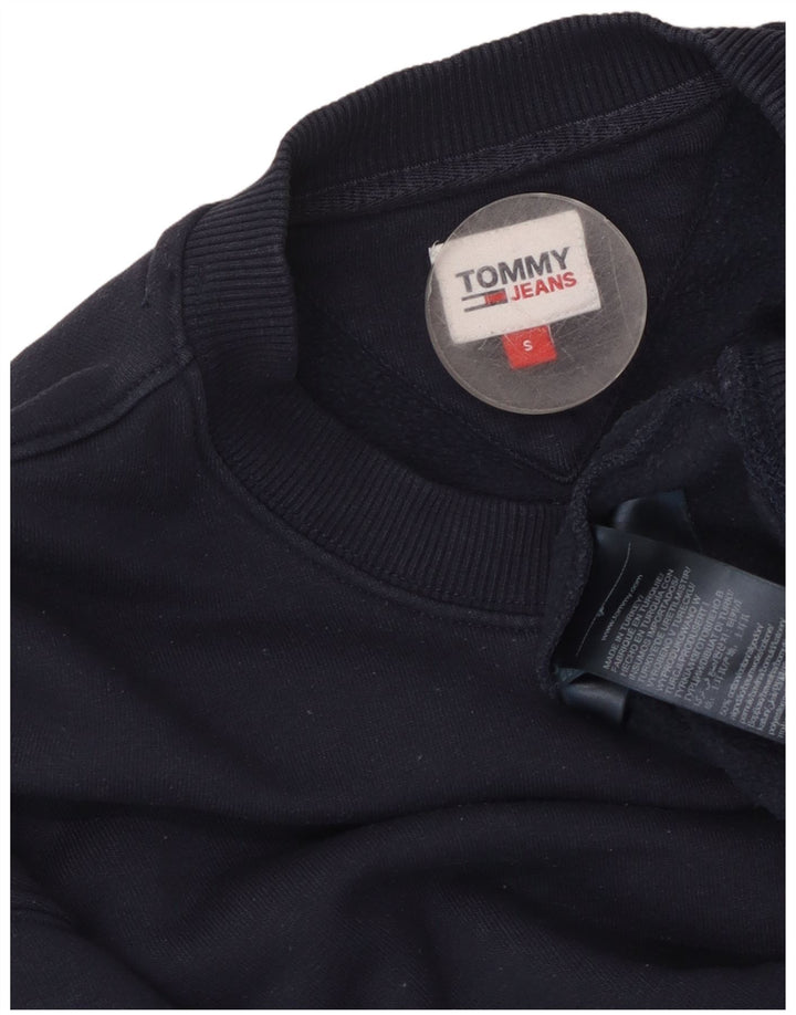 TOMMY HILFIGER Suéter oversized feminino Reino Unido 10 pequeno azul marinho