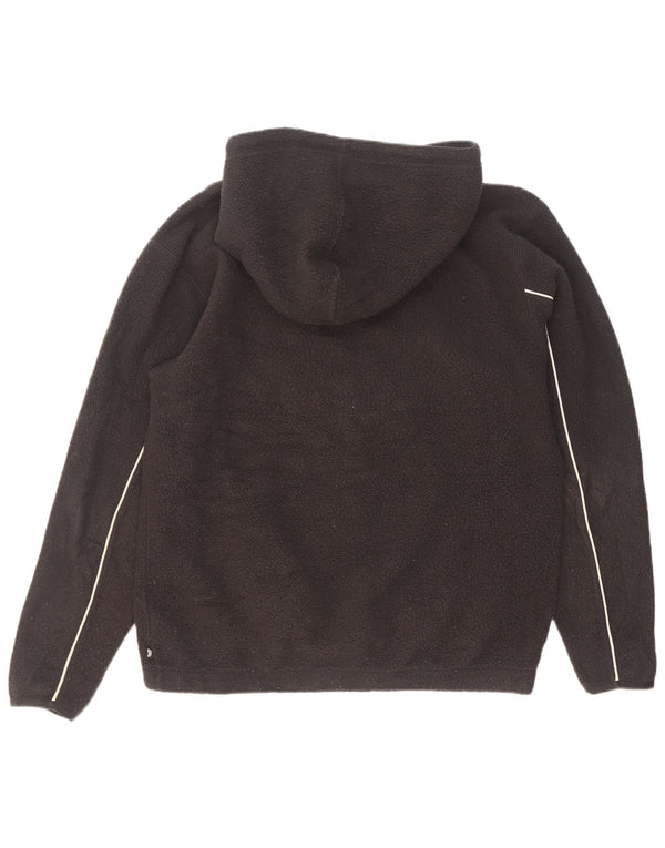 Jumper de lã com capuz masculino Nike médio preto poliéster