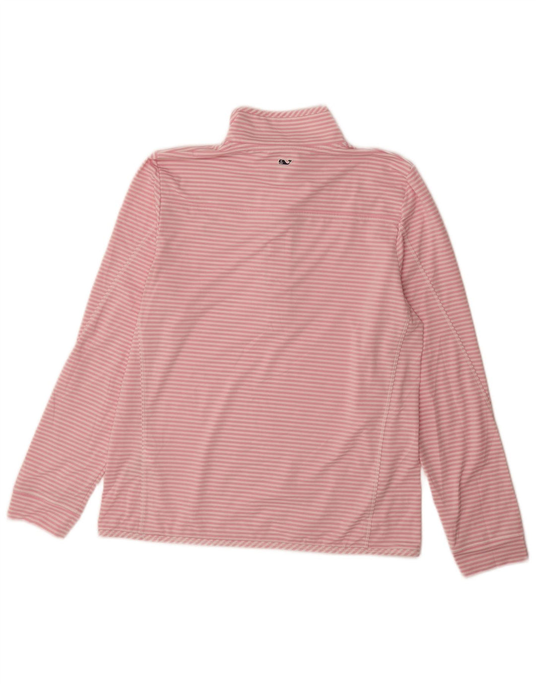 VINEYARD VINES Pulôver feminino de treino top UK 14 listrado rosa médio
