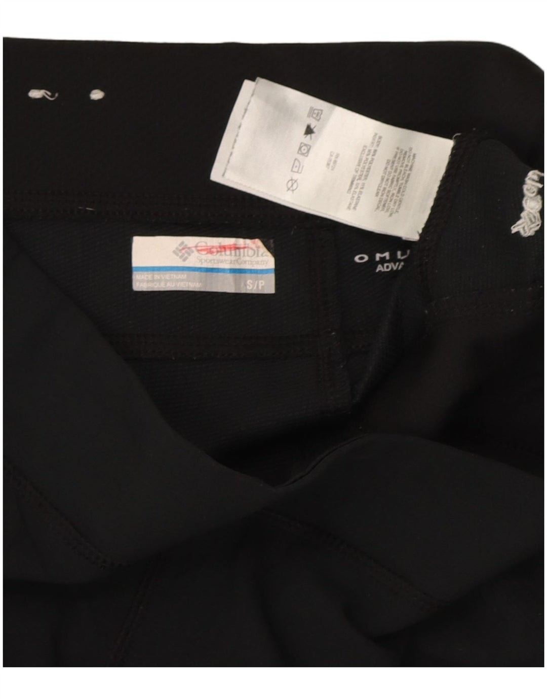 Columbia Calça feminina casual slim pequena W27 L27 poliéster preto