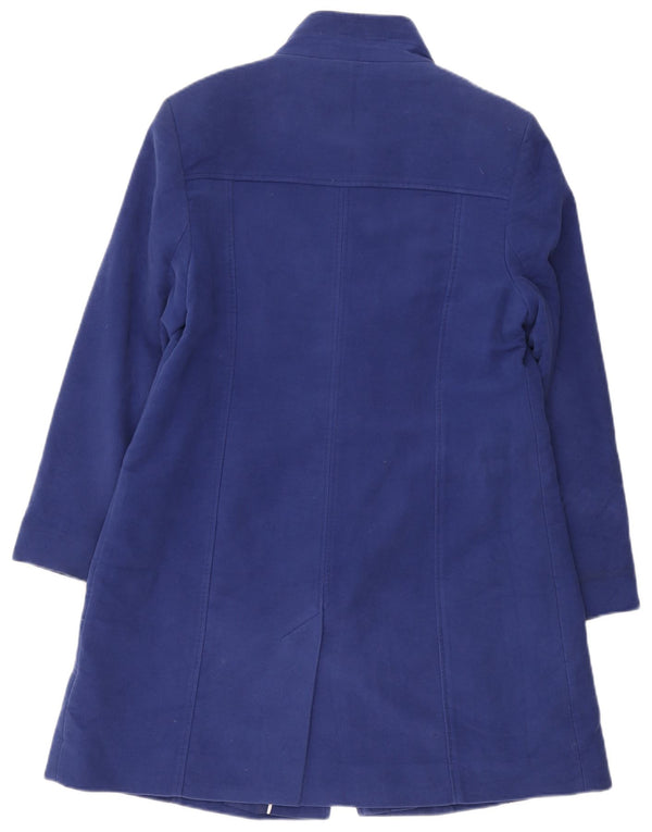 Sobretudo feminino Laura Ashley Reino Unido 16 grande algodão azul marinho