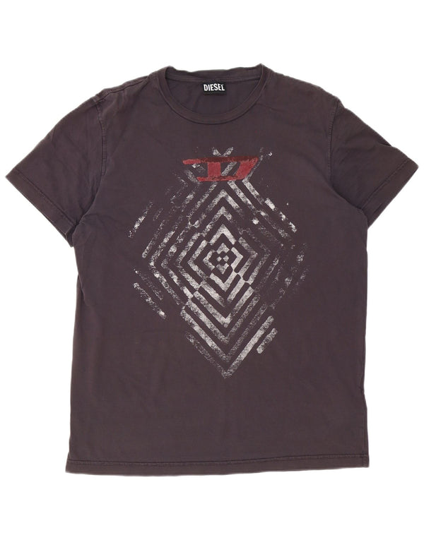 Camiseta masculina Diesel Top XL algodão marrom