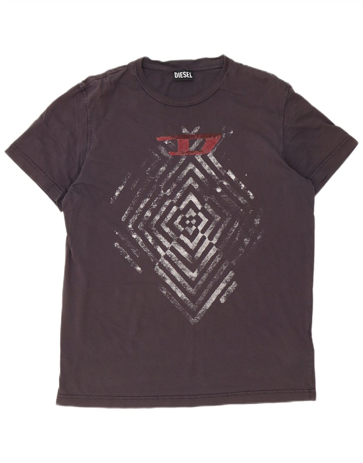 Camiseta masculina Diesel Top XL algodão marrom